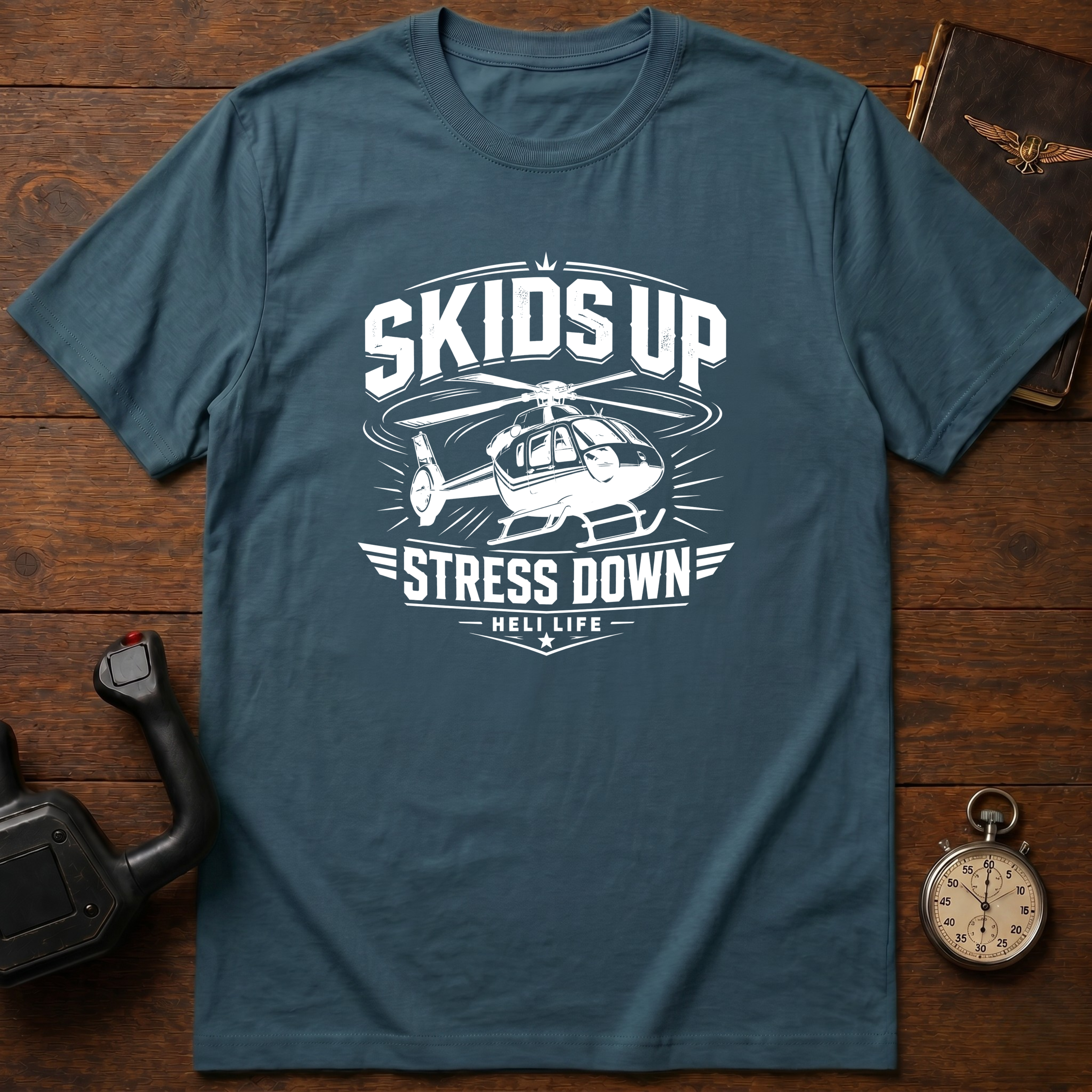 Skids Up Stress Down Mono T-Shirt
