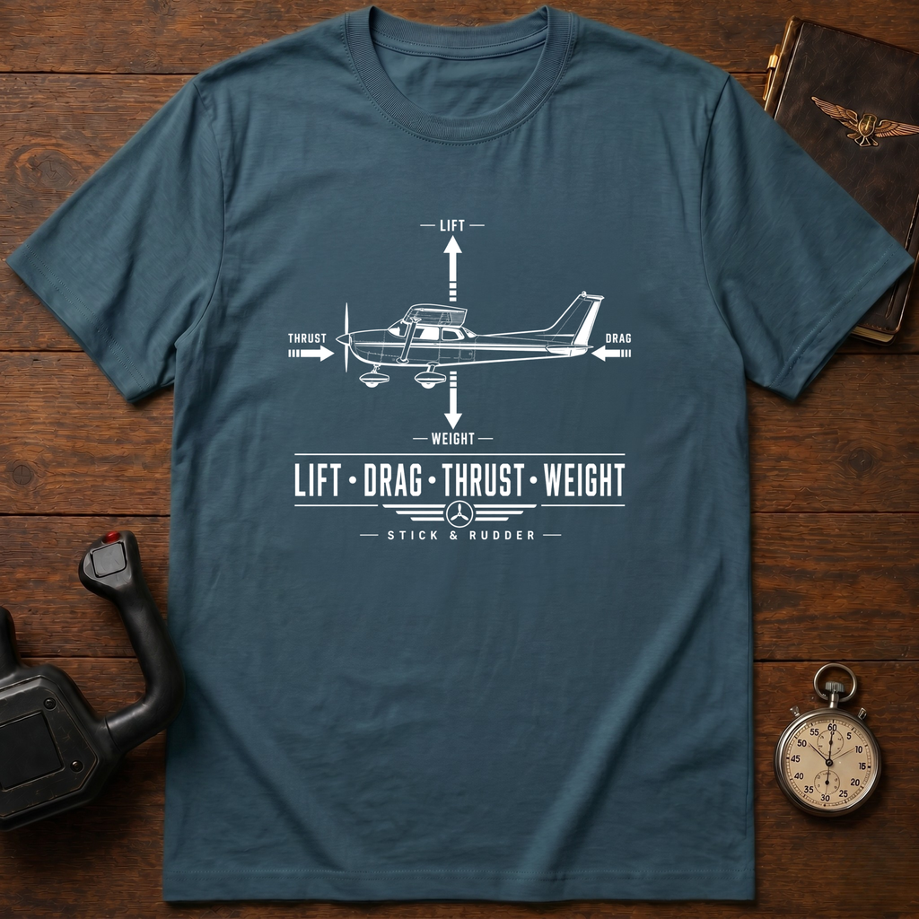Lift Drag Thrust Weight T-Shirt
