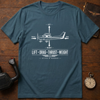 Lift Drag Thrust Weight T-Shirt