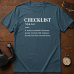 Checklist Definition T-Shirt