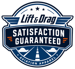 Lift & Drag Satisfaction Guaranteed badge